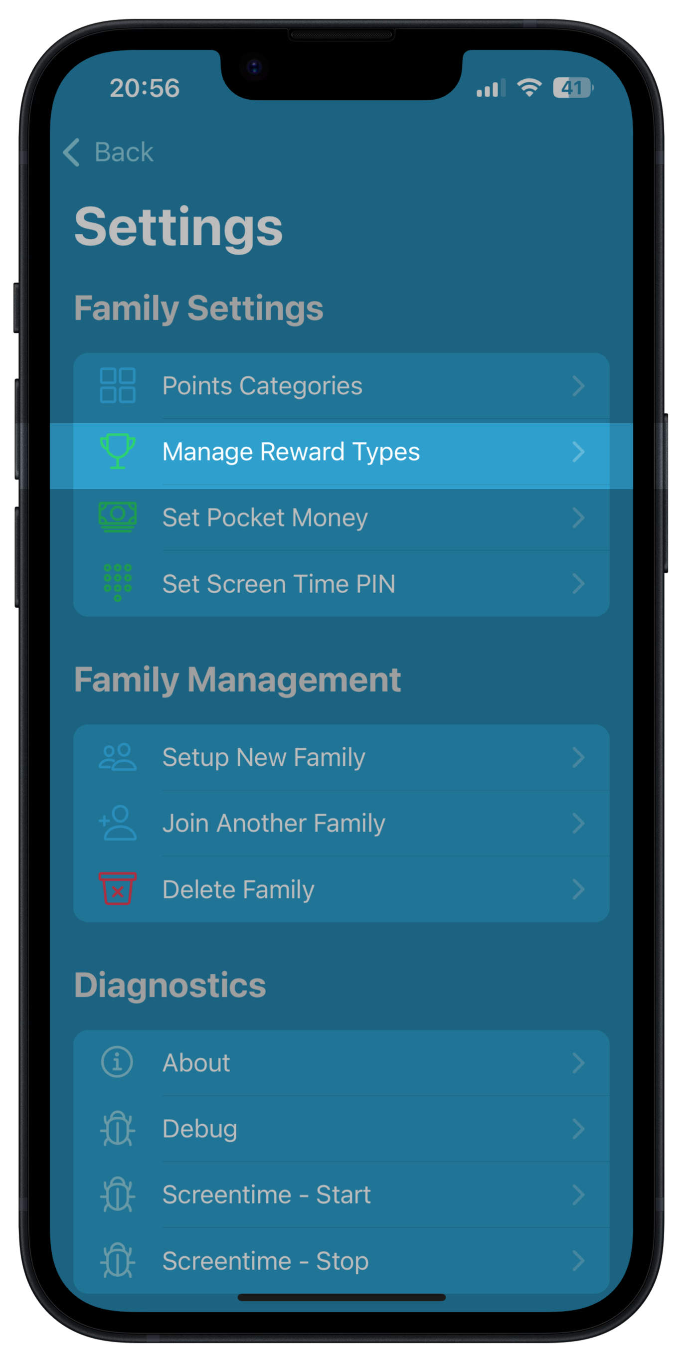 Rewards Kids Login Page